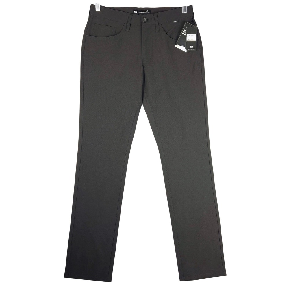TravisMathew Beckladdium Black Performance Golf Pants‎ Mens 30 1MQ176 NWT
